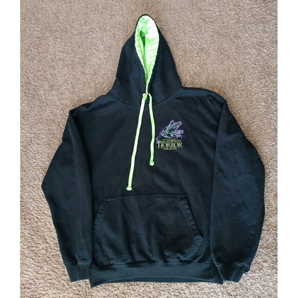 Beetlejuice Pullover Hoodie Kids XL Black Long Sleeve Front Pocket - Picture 3 of 8